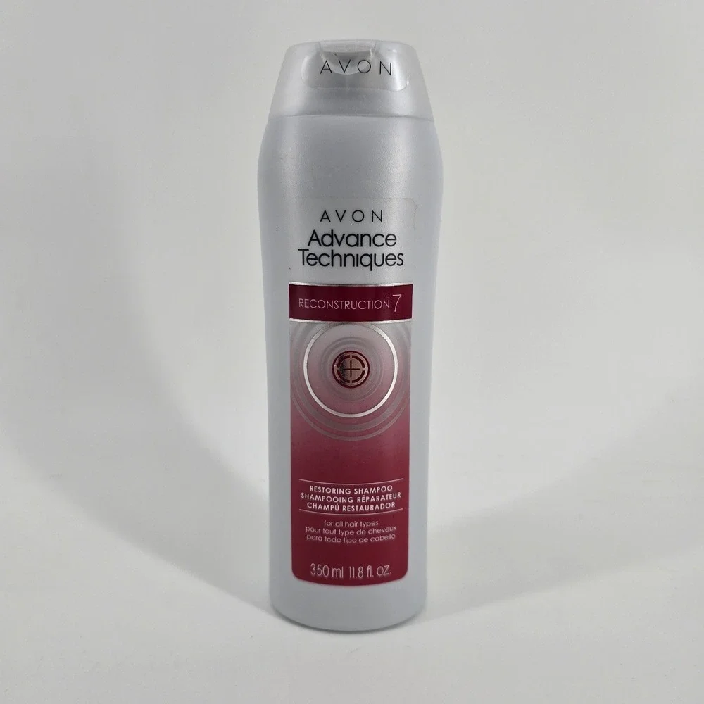 Avon Restoring Shampoo 11.8 fl oz Silver Advance Techniques Reconstruction 7